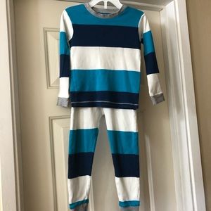 Burts bees striped pjs